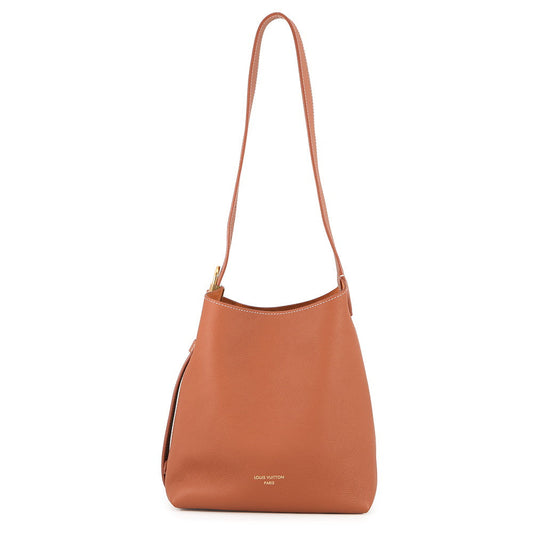 LOUIS VUITTON Lowkey Hobo PM CognacM25354 Calf Leather Size PM