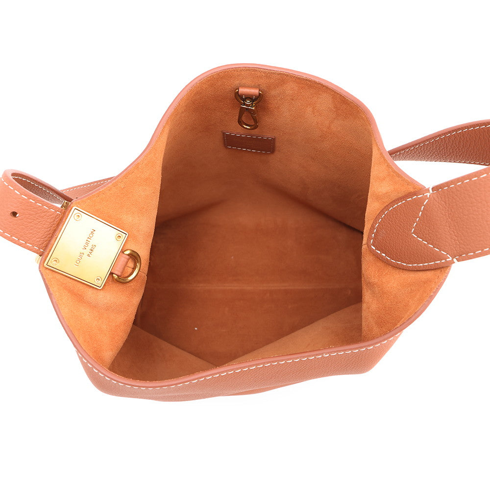 LOUIS VUITTON Lowkey Hobo PM CognacM25354 Calf Leather Size PM