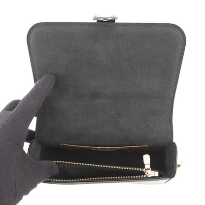 LOUIS VUITTON Officer Pouch BlackM69841 Leather