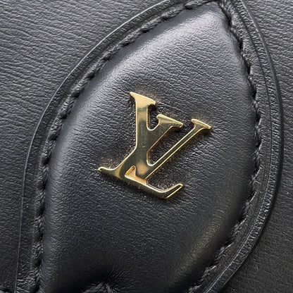 LOUIS VUITTON Officer Pouch BlackM69841 Leather