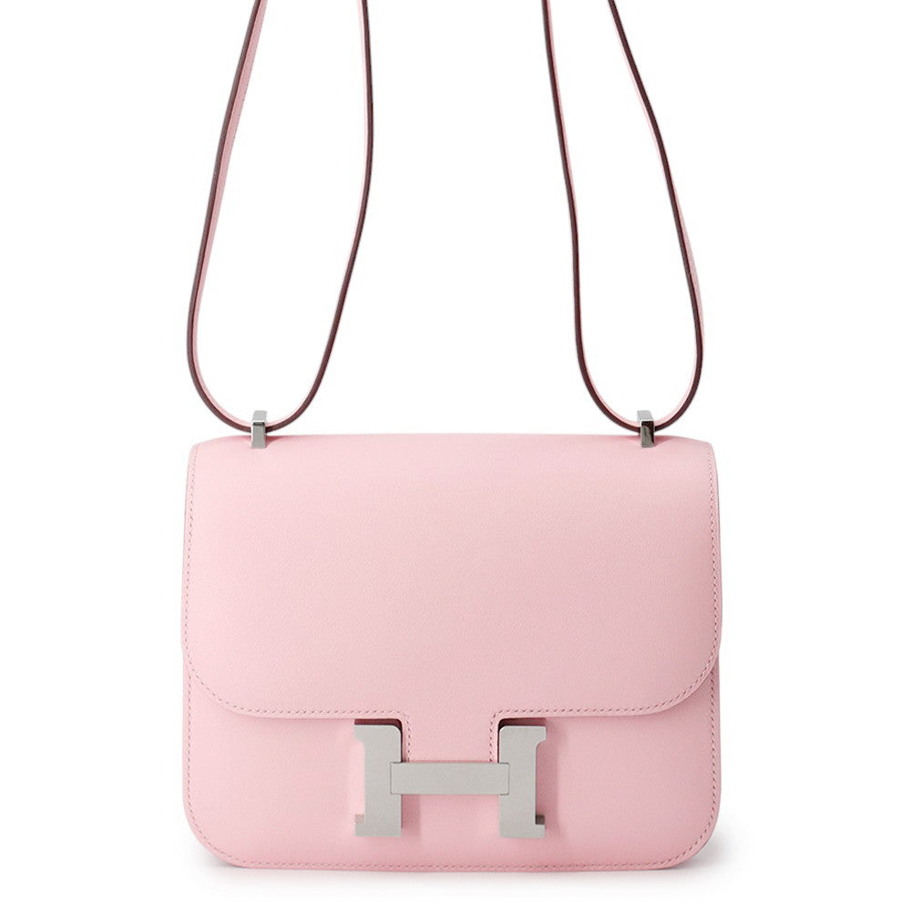 HERMES Constance3 Miroir Rose Sakura Swift Leather Size Mini