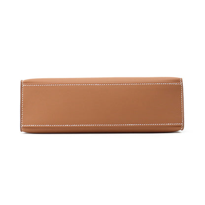 HERMES PochetteKelly Gold Swift Leather