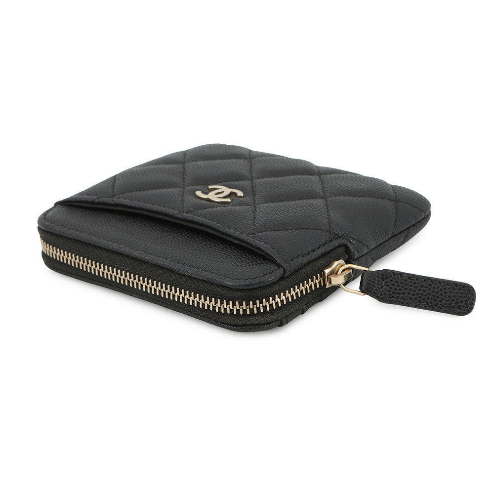 CHANEL Matelasse Coin purse BlackAP2061 Caviar Leather