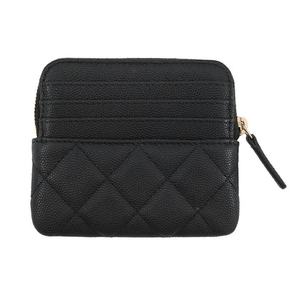CHANEL Matelasse Coin purse BlackAP2061 Caviar Leather