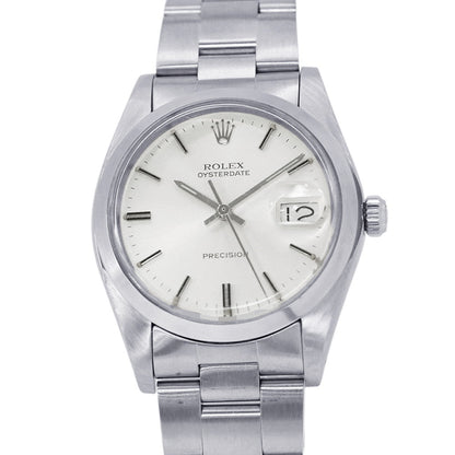 ROLEX Oyster Date W35mm Stainless Steel Silver Dial6694