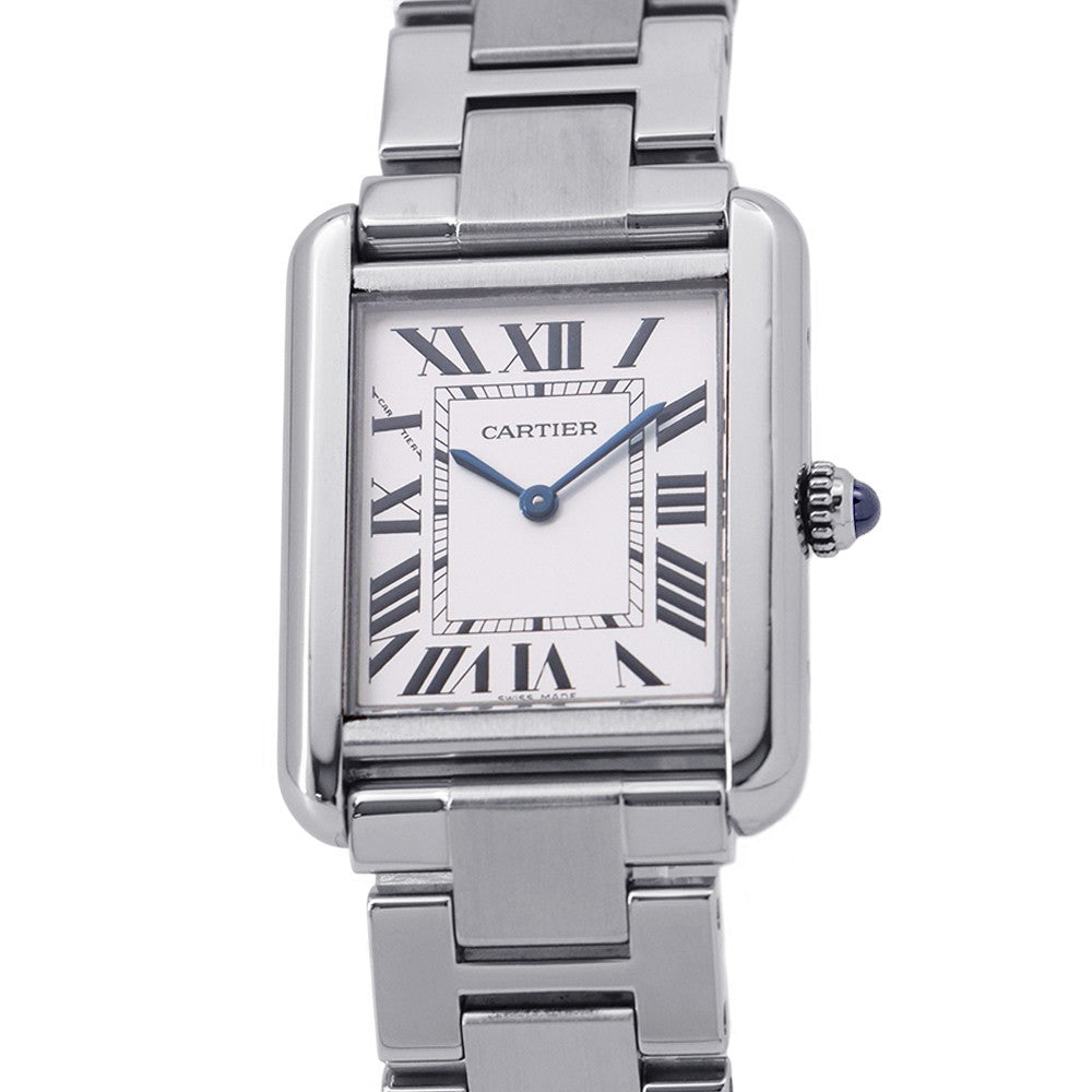 CARTIER Tank Solo SM W31mmxH24.4mm Stainless Steel Silver DialW5200013
