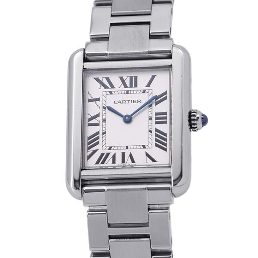 CARTIER Tank Solo SM W31mmxH24.4mm Stainless Steel Silver DialW5200013
