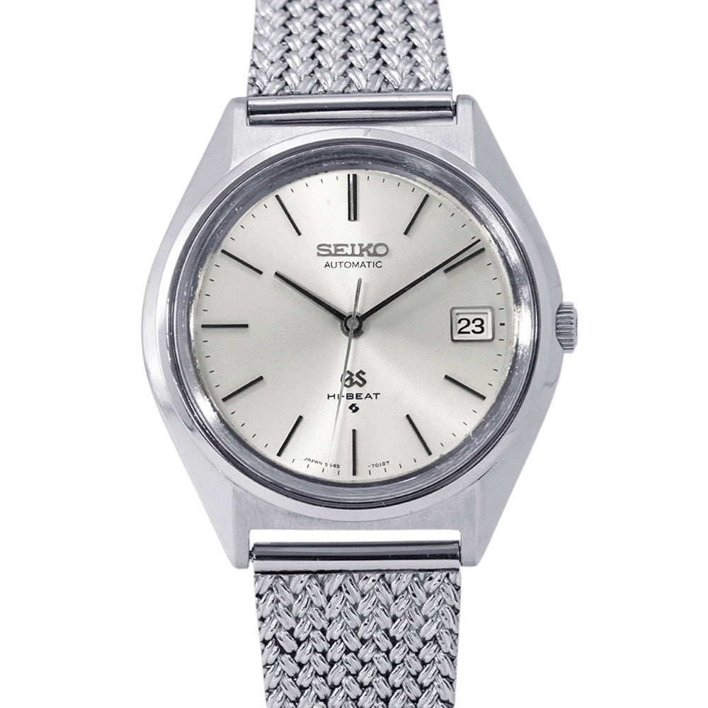 SEIKO Grand Seiko Hi-Beat W36mm Stainless Steel Silver Dial5645-7010