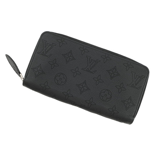 LOUIS VUITTON Zippy Wallet NoirM61867 Monogram Mahina