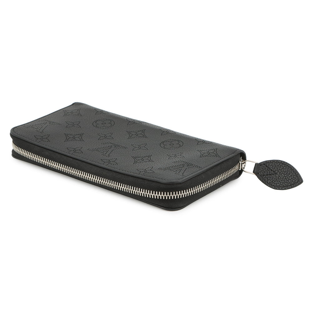 LOUIS VUITTON Zippy Wallet NoirM61867 Monogram Mahina