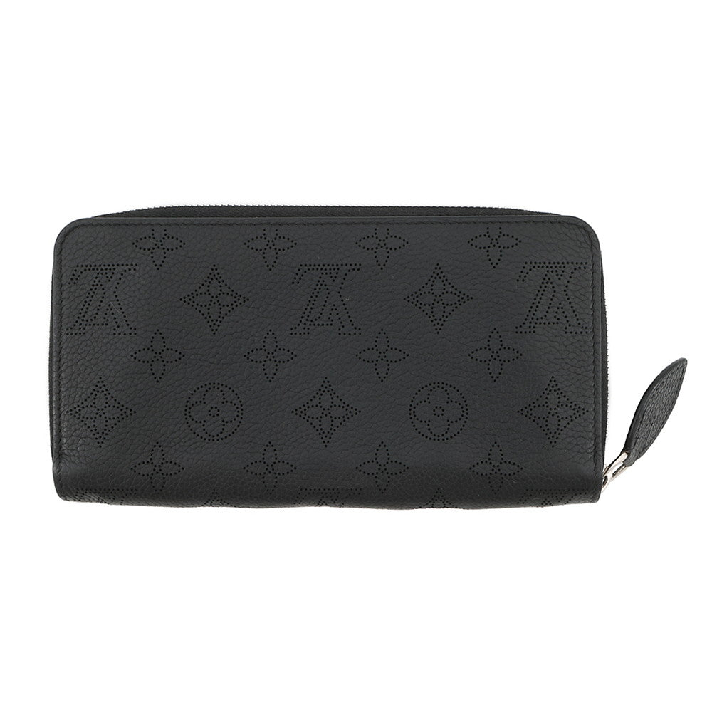 LOUIS VUITTON Zippy Wallet NoirM61867 Monogram Mahina