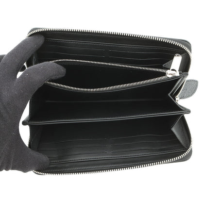 LOUIS VUITTON Zippy Wallet NoirM61867 Monogram Mahina