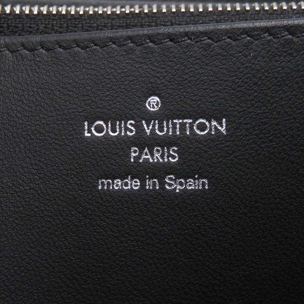 LOUIS VUITTON Zippy Wallet NoirM61867 Monogram Mahina