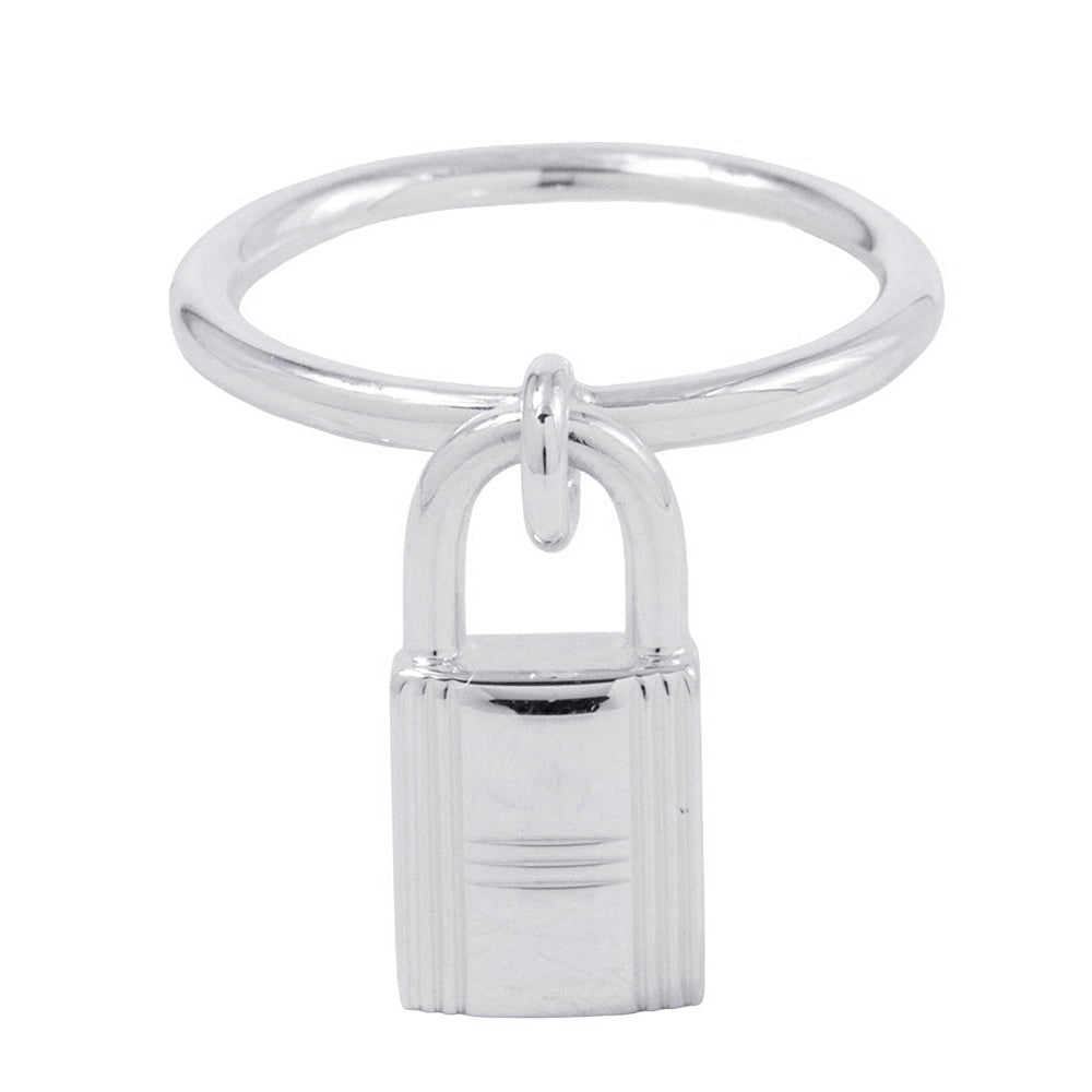 HERMES Amulette Cadena Ring Size 53/#13 SV925