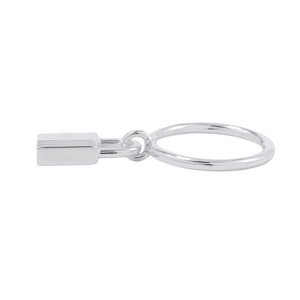 HERMES Amulette Cadena Ring Size 53/#13 SV925
