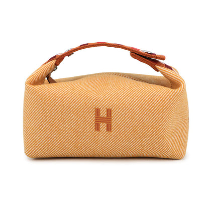 HERMES BRIDE A BLACK O-CARE Fove Canvas Size PM