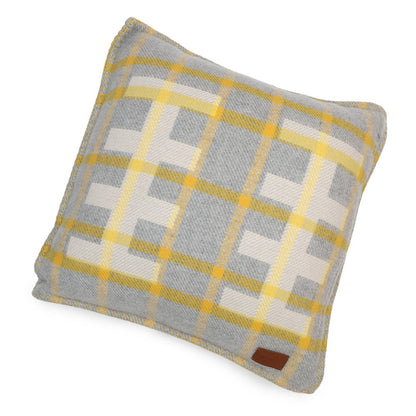 HERMES Echelle Cushion Gri-Suri Wool 100%