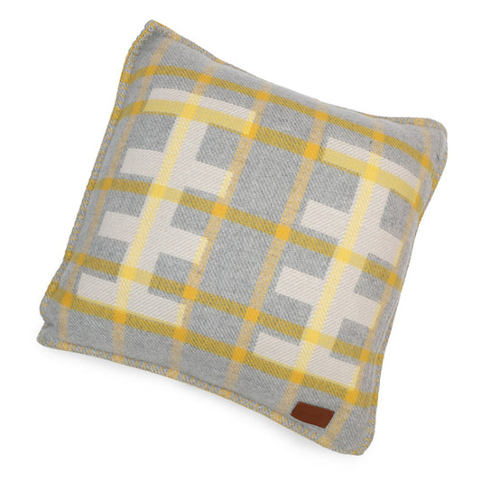 HERMES Echelle Cushion Gri-Suri Wool 100%