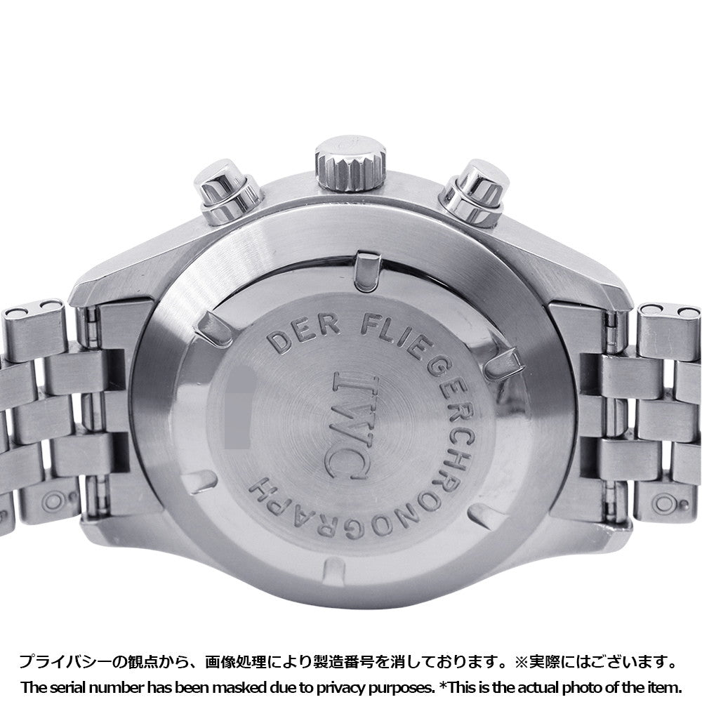IWC Spitfire Chronograph Automatic W39mm Stainless Steel Black DialIW370618