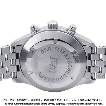 IWC Spitfire Chronograph Automatic W39mm Stainless Steel Black DialIW370618