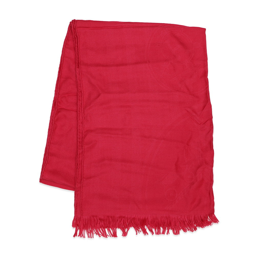 HERMES New Libris Stole Casisil Size 140 Pink Cashmere85% Silk15%