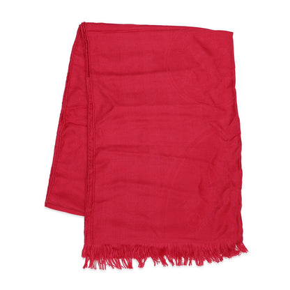 HERMES New Libris Stole Casisil Size 140 Pink Cashmere85% Silk15%