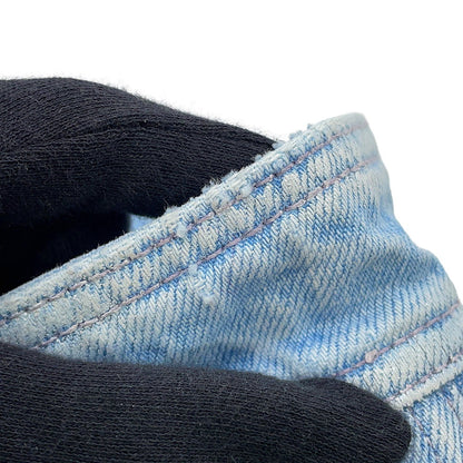 CHANEL COCO Button Denim Pants Size 36 Light BlueP76228 Cotton100%