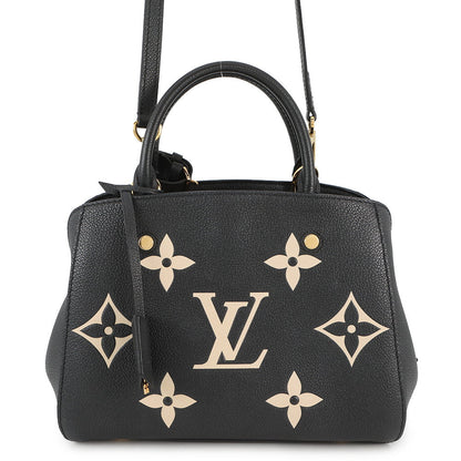 LOUIS VUITTON MontaigneBB NoirM45778 Monogram Empreinte Leather Size BB