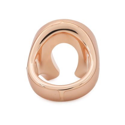 HERMES Ring "Joquette" Size GM/53 Black Metal