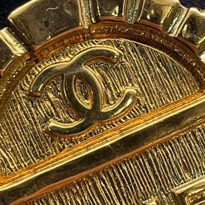 CHANEL RUE CAMBON logo necklace GoldAB8651 Gold Plated