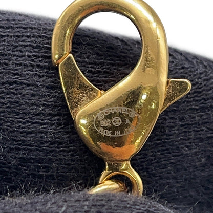 CHANEL RUE CAMBON logo necklace GoldAB8651 Gold Plated