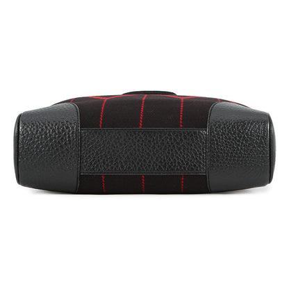 LOUIS VUITTON Cabas Vale Noir/RedM95241 Wool Leather