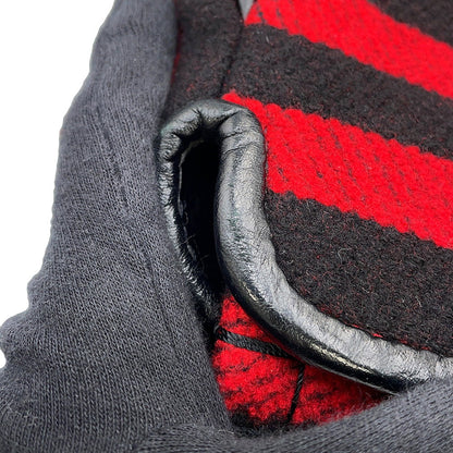 LOUIS VUITTON Cabas Vale Noir/RedM95241 Wool Leather