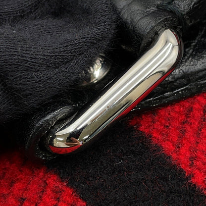 LOUIS VUITTON Cabas Vale Noir/RedM95241 Wool Leather