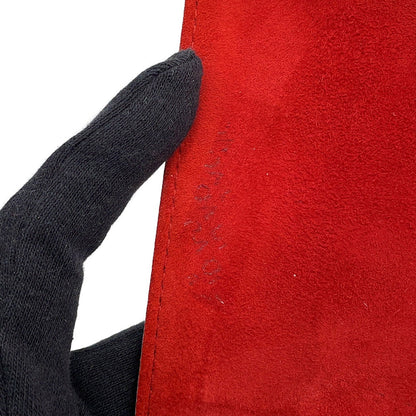 Dior Diorama Studded ChainShoulder Red Leather
