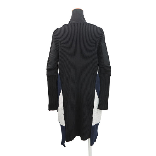 Sacai sacai cardigan Size 1 Navy/Black/Gray20-05038 Cotton55% Polyester45%