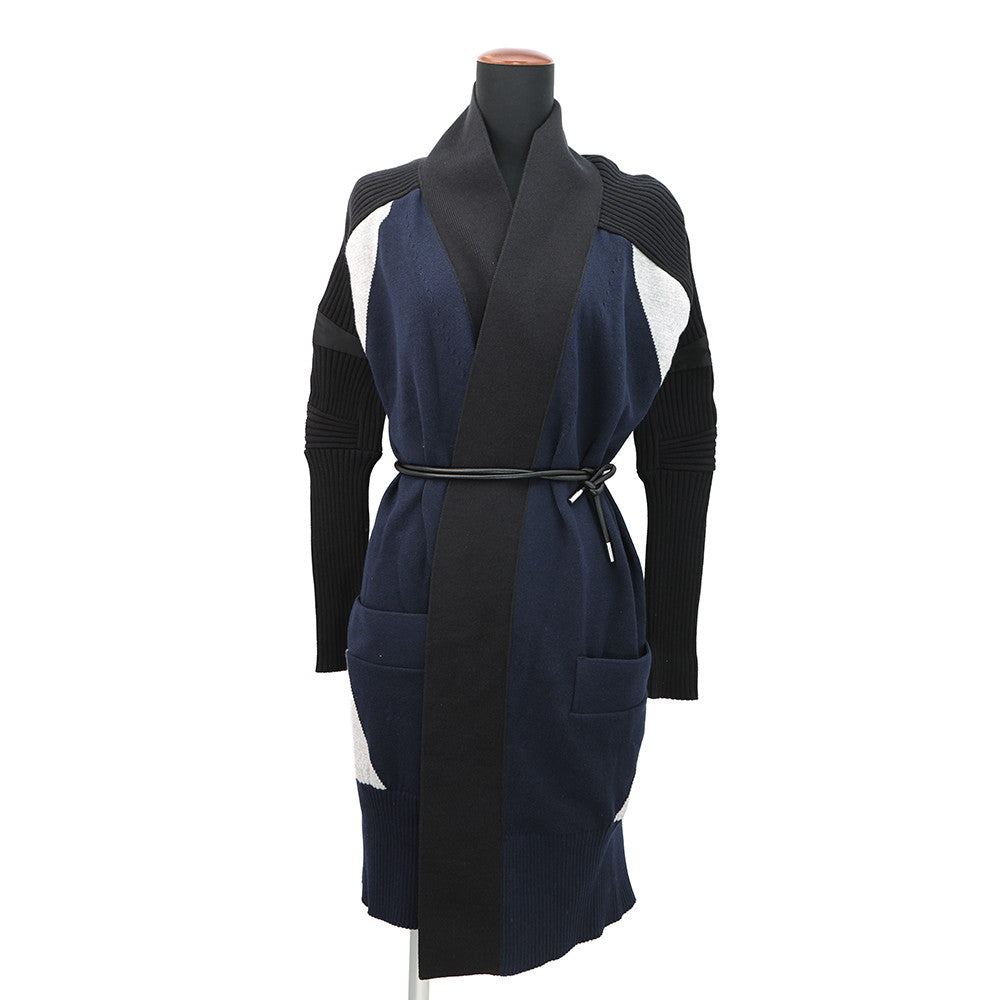 Sacai sacai cardigan Size 1 Navy/Black/Gray20-05038 Cotton55% Polyester45%
