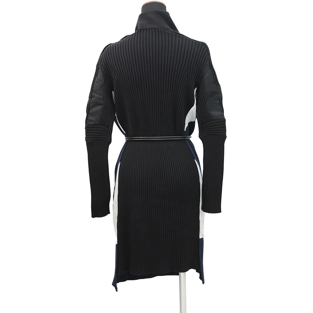 Sacai sacai cardigan Size 1 Navy/Black/Gray20-05038 Cotton55% Polyester45%