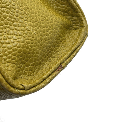 CHANEL Matelasse Waist Bag Light Green Caviar Leather