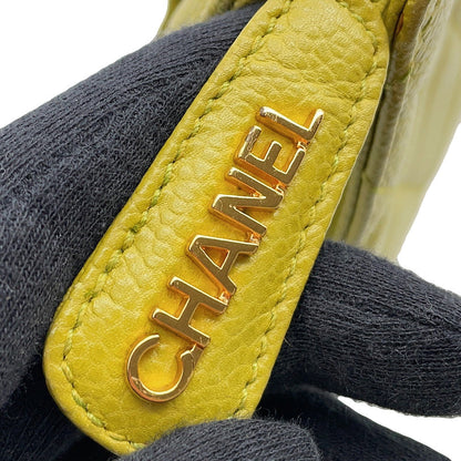 CHANEL Matelasse Waist Bag Light Green Caviar Leather