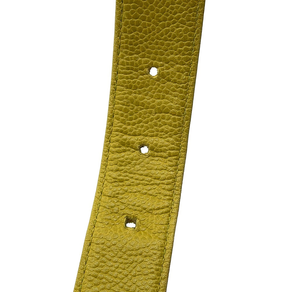CHANEL Matelasse Waist Bag Light Green Caviar Leather