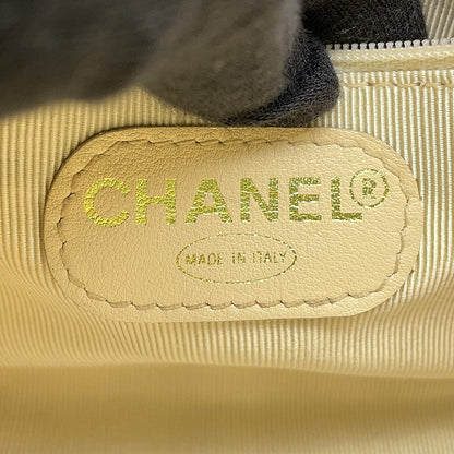 CHANEL Matelasse Waist Bag Light Green Caviar Leather