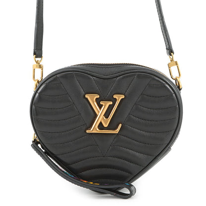 LOUIS VUITTON New Wave Heart Bag NoirM52796 Calf Leather