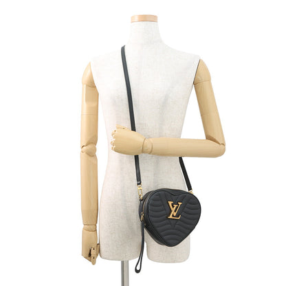 LOUIS VUITTON New Wave Heart Bag NoirM52796 Calf Leather