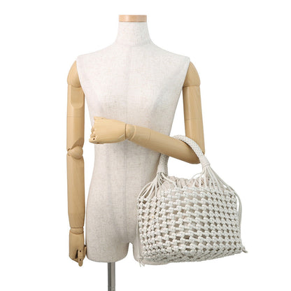 Bottega Veneta Cavallino Tote Bag White709612 Leather Canvas