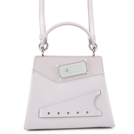 Maison Margiela Maison Margiela Snatched 2-Way Bag LavenderS56WG0168P4745 Leather Size Small