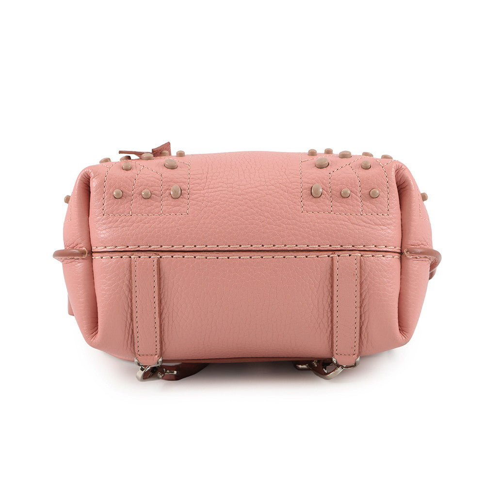TOD’S Wave Backpack 3way Pink Leather Size Mini