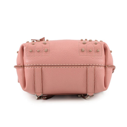 TOD’S Wave Backpack 3way Pink Leather Size Mini