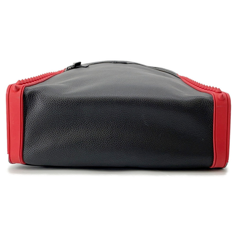 Christian Louboutin Backpack Paris Black/Red1225145 Leather Rubber