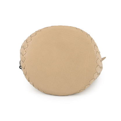 Bottega Veneta INTRECCIATO Drawstring Bag Shoulder Bag Beige Leather
